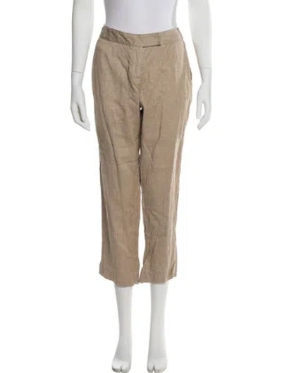 Pre-owned Etcetera Straight Leg Pants In Neutral