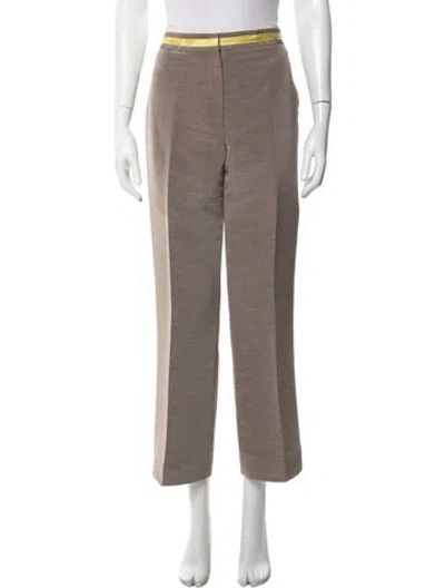 Pre-owned Etcetera Straight Leg Pants In Neutrals