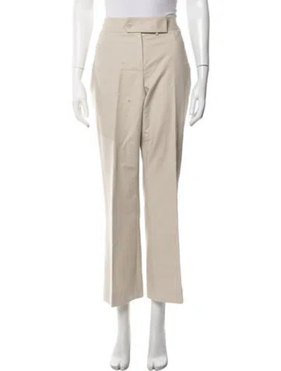 Pre-owned Etcetera Straight Leg Pants In Neutrals