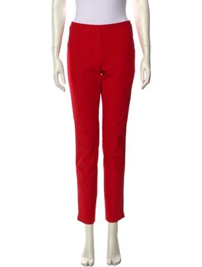 Pre-owned Etcetera Straight Leg Pants In Red