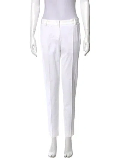 Pre-owned Etcetera Straight Leg Pants In White