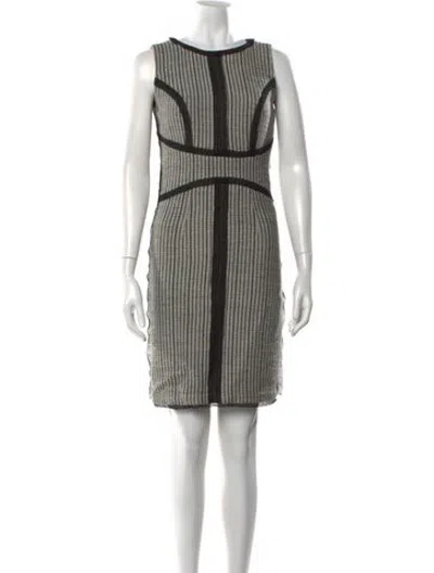 Pre-owned Etcetera Striped Mini Dress In Multicolor