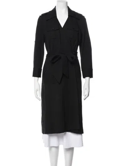 Pre-owned Etcetera Trench Coat In Black