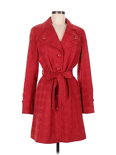 Pre-owned Etcetera Trenchcoat In Red