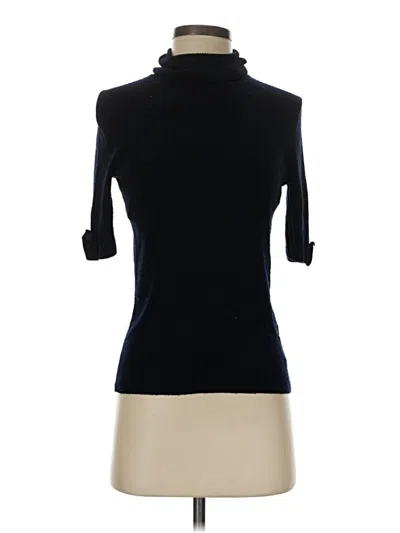 Pre-owned Etcetera Turtleneck Sweater In Blue