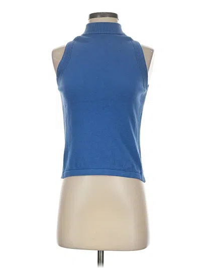 Pre-owned Etcetera Turtleneck Sweater In Blue