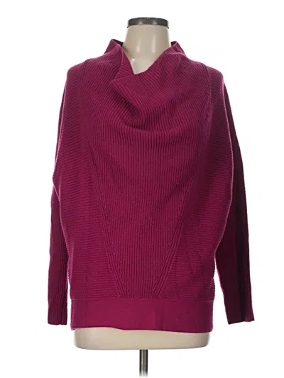 Pre-owned Etcetera Turtleneck Sweater In Burgundy