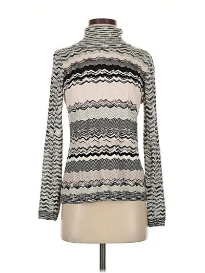 Pre-owned Etcetera Turtleneck Sweater In Gray