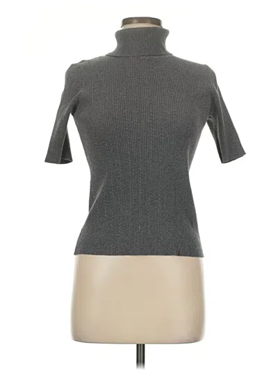 Pre-owned Etcetera Turtleneck Sweater In Gray
