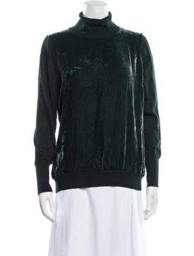 Pre-owned Etcetera Turtleneck Sweater In Green