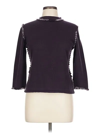 Pre-owned Etcetera Turtleneck Sweater In Purple