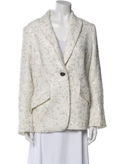 Pre-owned Etcetera Tweed Pattern Blazer W/ Tags In Multi