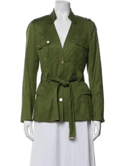 Pre-owned Etcetera Utility Jacket In Green