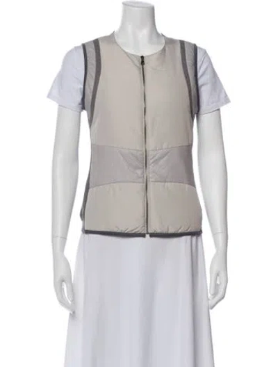 Pre-owned Etcetera Vest In Gray