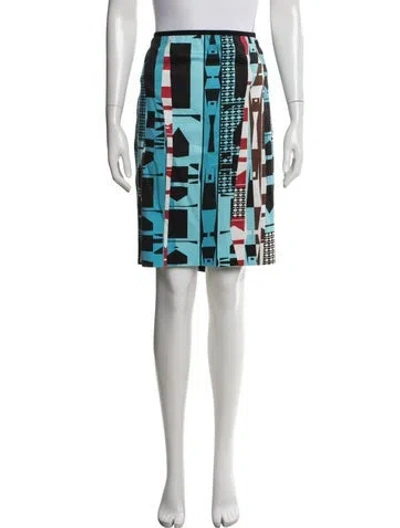 Pre-owned Etcetera Vintage Knee-length Skirt In Blue