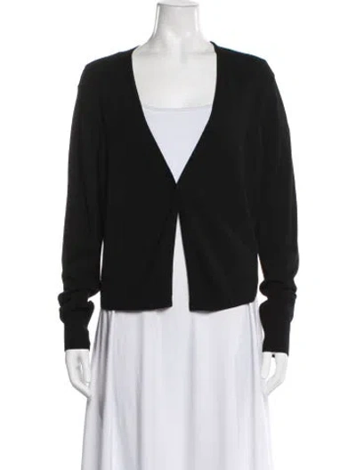 Pre-owned Etcetera V-neck Sweater In Black