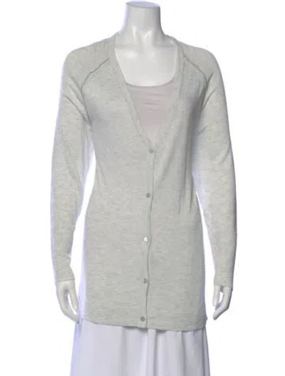 Pre-owned Etcetera V-neck Sweater In Gray