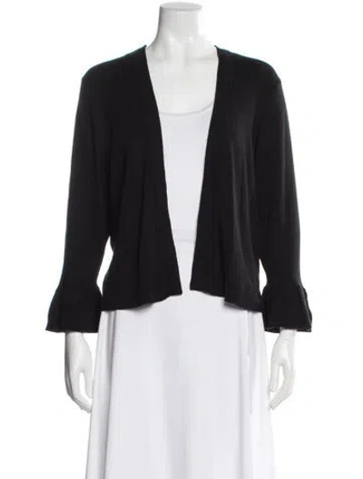 Pre-owned Etcetera V-neck Sweater W/ Tags In Black