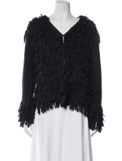 Pre-owned Etcetera V-neck Sweater W/ Tags In Blue