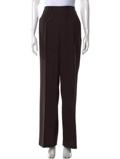 Pre-owned Etcetera Wide Leg Pants In Brown