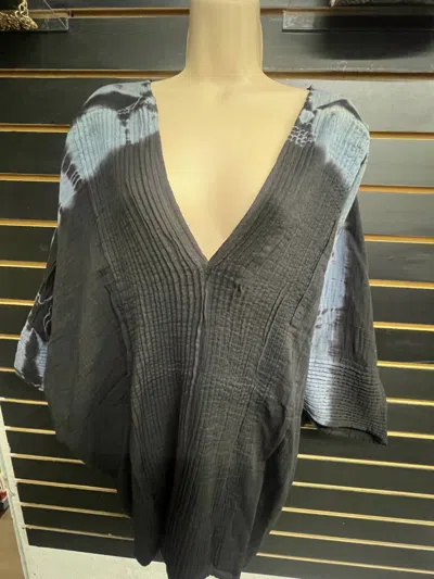 Etcetera Women's Ombre Poncho In Grey Black