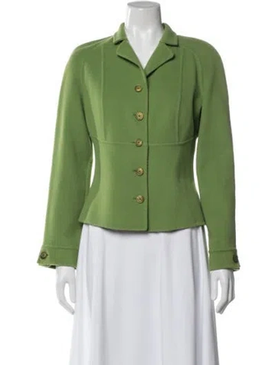 Pre-owned Etcetera Wool Blazer In Green