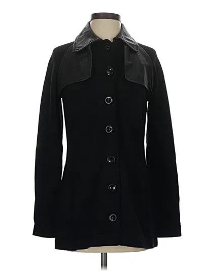 Pre-owned Etcetera Wool Coat In Black