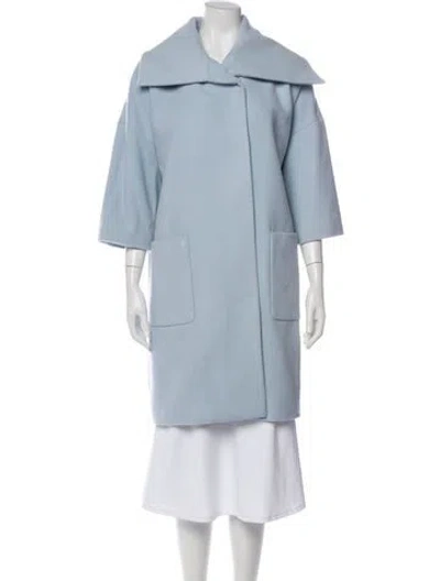 Pre-owned Etcetera Wool Coat In Blue