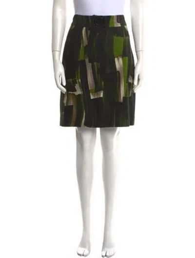 Pre-owned Etcetera Wool Knee-length Skirt In Black