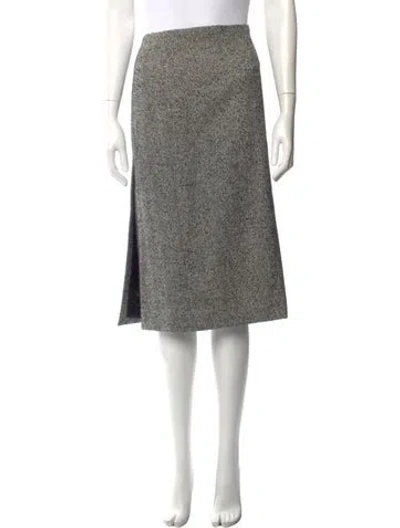 Pre-owned Etcetera Wool Knee-length Skirt In Multi