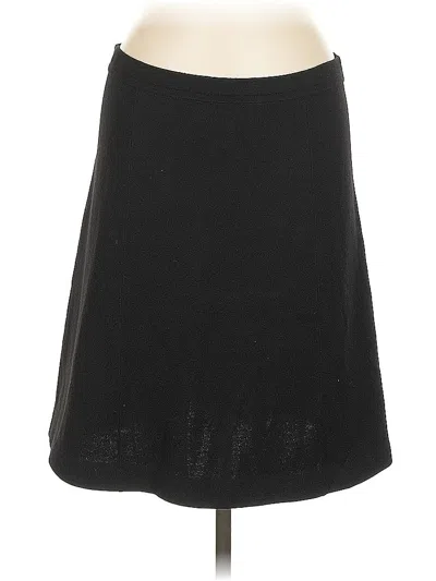 Pre-owned Etcetera Wool Skirt In Black