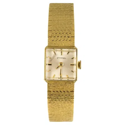 Pre-owned Eterna 1960s  Retro 18 Karat Yellow Gold Women's Watch