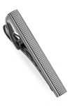 Eterna Iron Etched Tie Bar In Metallic