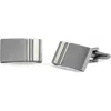 Eterna Rectangular Cuff Links In Metallic