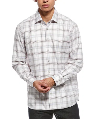 Eterna Twill Shirt In Brown