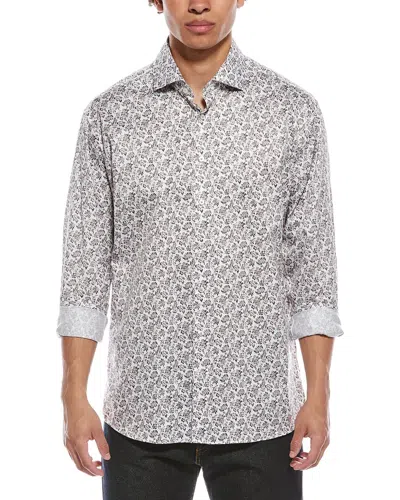 Eterna Twill Shirt In Brown