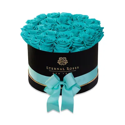 Eternal Roses Empire Large Gift Box In Tiffany Blue