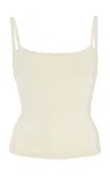 Éterne Stretch-modal Jersey Tank In Ivory