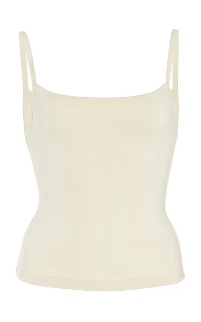 Éterne 90's Jersey Tank Top In Ivory