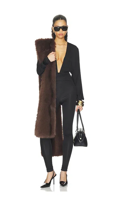 Éterne Angie Liquid Jersey Angie Catsuit In Black