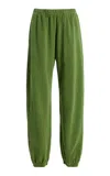 Éterne Cotton Boyfriend Pocket Sweatpants In Green