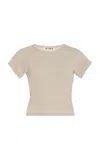 Éterne Baby Tee In Ivory