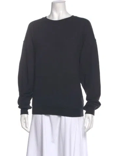 Pre-owned Éterne Bateau Neckline Sweater In Gray