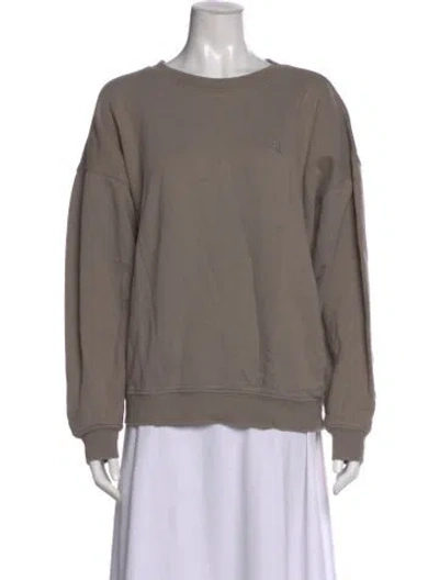 Pre-owned Éterne Bateau Neckline Sweater In Neutral