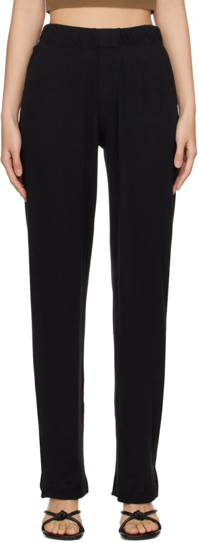 Éterne Black Thermal Lounge Pants