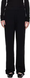 Éterne Black Thermal Lounge Pants In Black