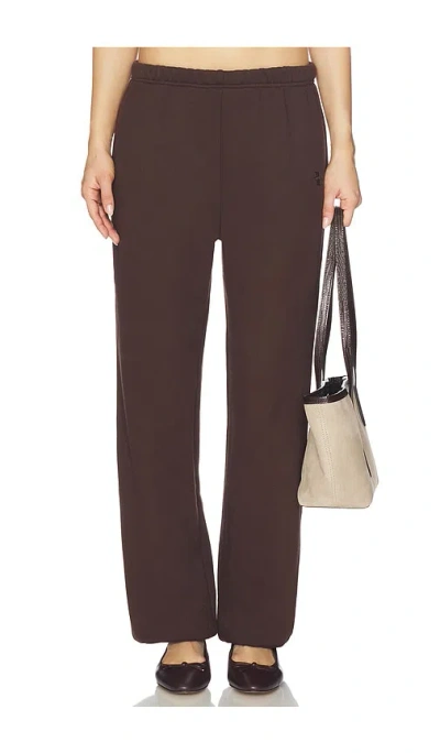 Éterne Boyfriend Pocket Sweatpant In Burgundy