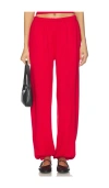 Éterne Boyfriend Pocket Sweatpant In Red