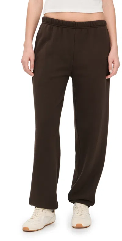 Éterne Boyfriend Pocket Sweatpants Espresso In Brown