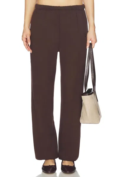 Éterne Boyfriend Pocket Sweatpants In Espresso In Brown